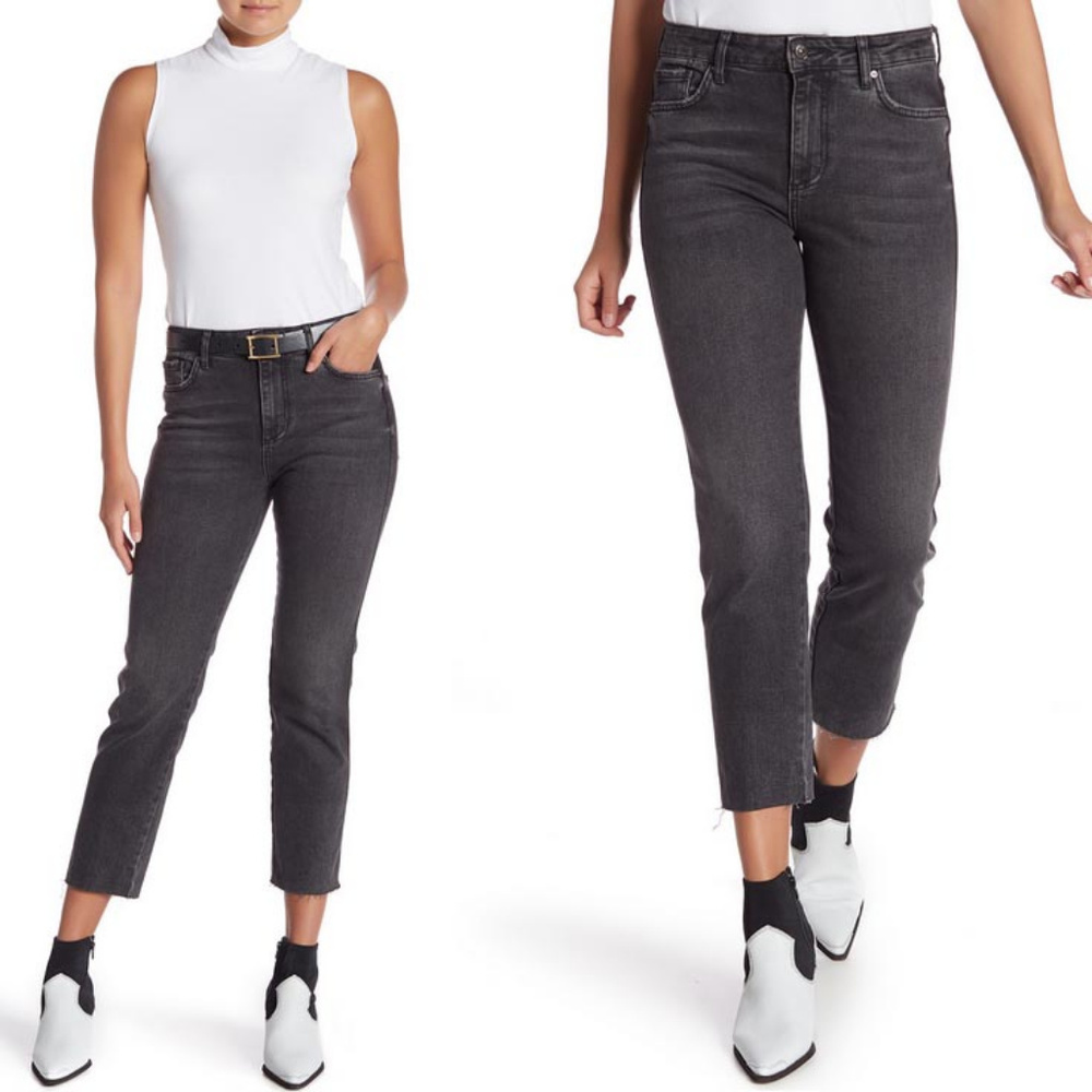 🌸SALE🌸Free People NWT Black Cropped Skinny Jeans